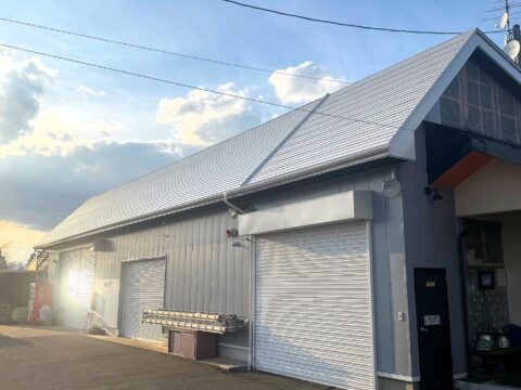 佐藤塗装工芸 倉庫屋根・外壁塗装工事