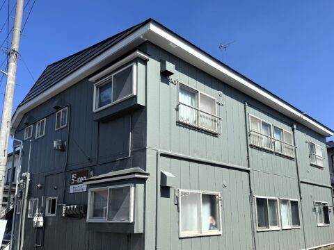 十和田市アパート　屋根・外壁塗装工事